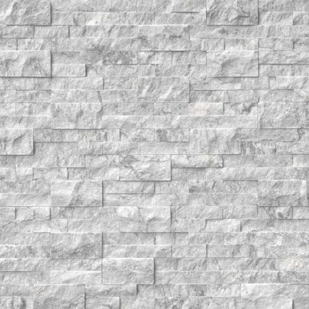 Msi Arabescato Carrara Splitface Ledger Panel 6" X 24" Marble Wall Tile, 6PK ZOR-PNL-0018